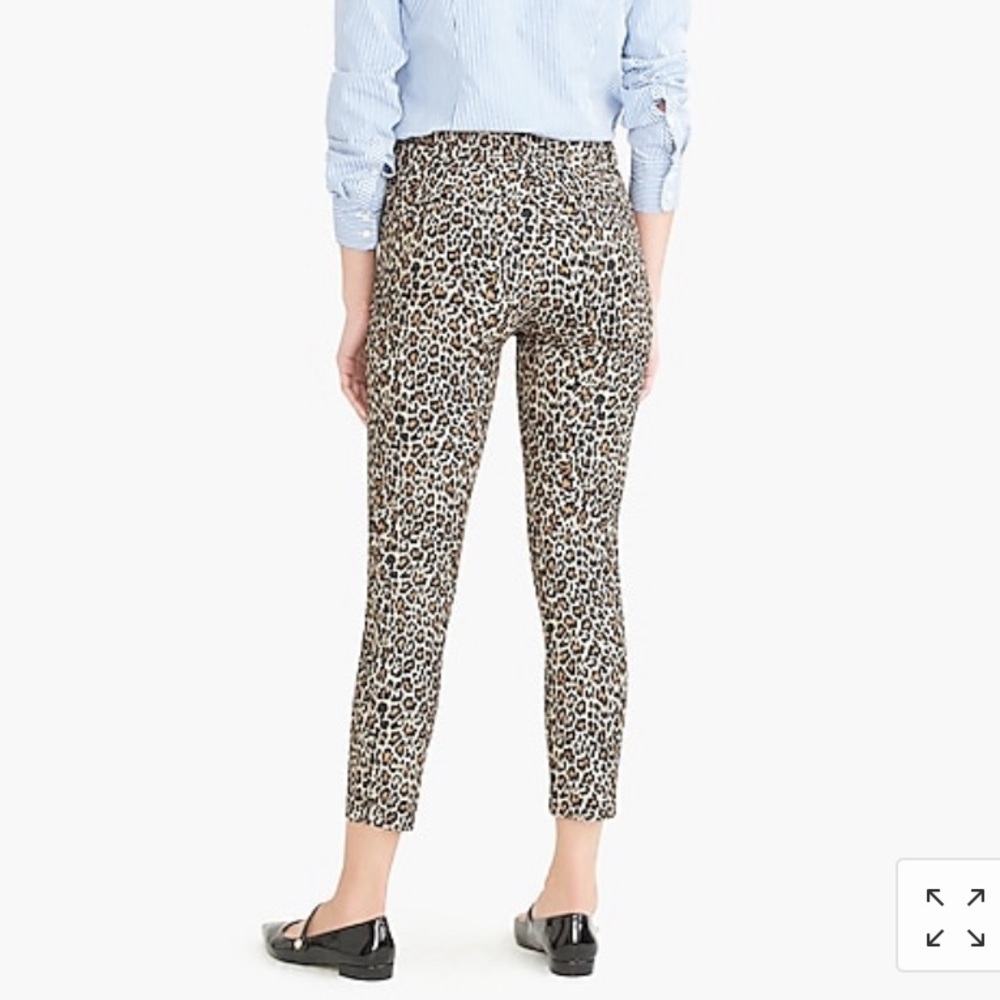 J. Crew Factory Winnie Leopard Print Skinny Pant NWT - Picture 4 of 7